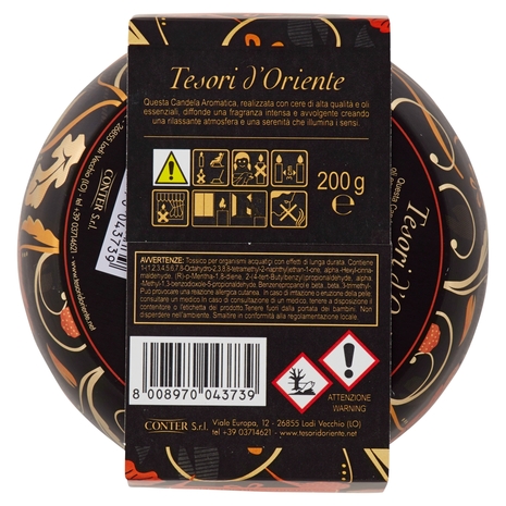 Tesori d'Oriente Japanese Rituals Candela Aromatica 200 g